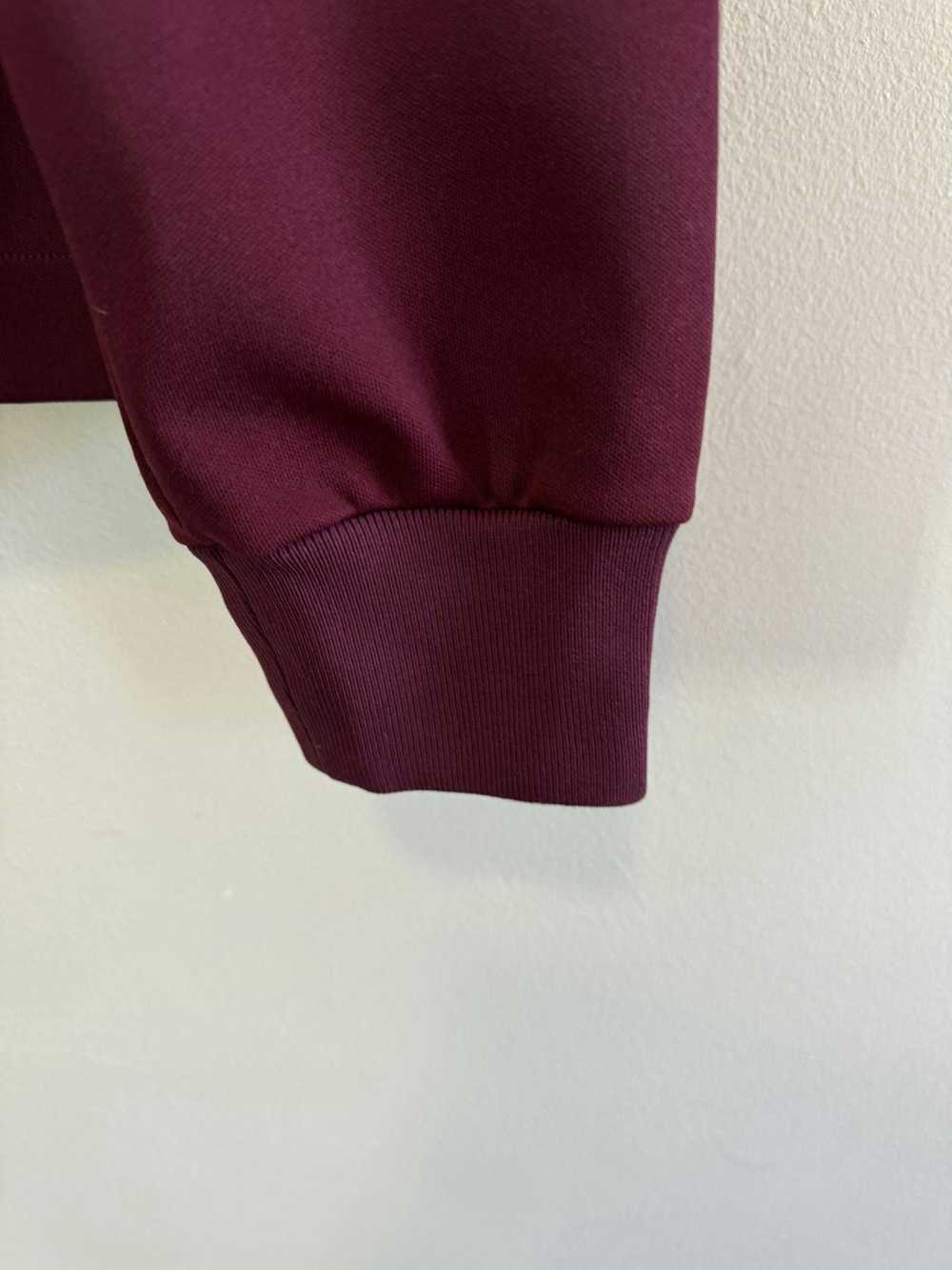 Jil Sander Jil Sander maroon burgundy sweatshirt … - image 6