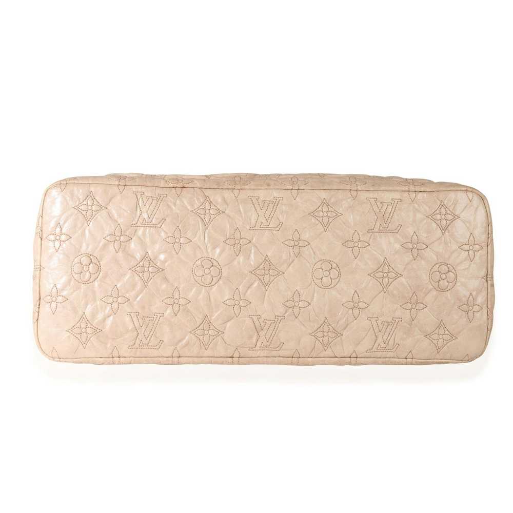 Louis Vuitton Louis Vuitton Ecru Embroidered Mono… - image 3