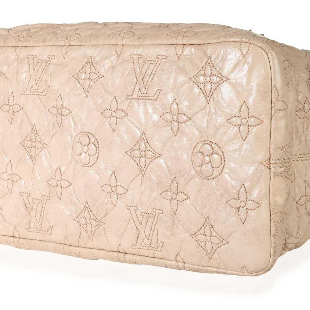 Louis Vuitton Louis Vuitton Ecru Embroidered Mono… - image 5