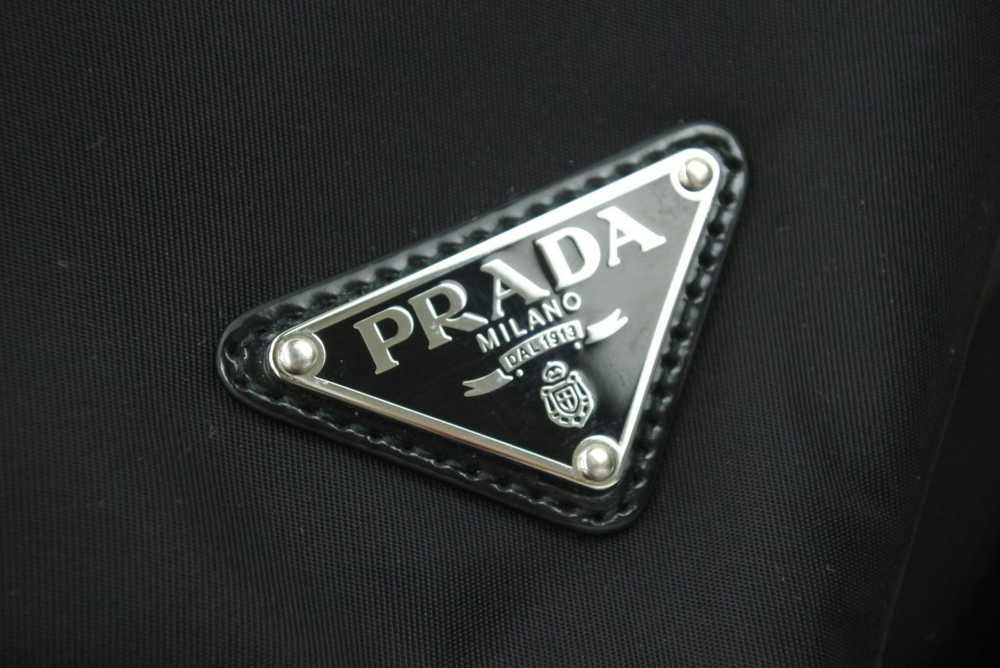Prada Prada Handbag Hobo Chignon Black Silver - image 5