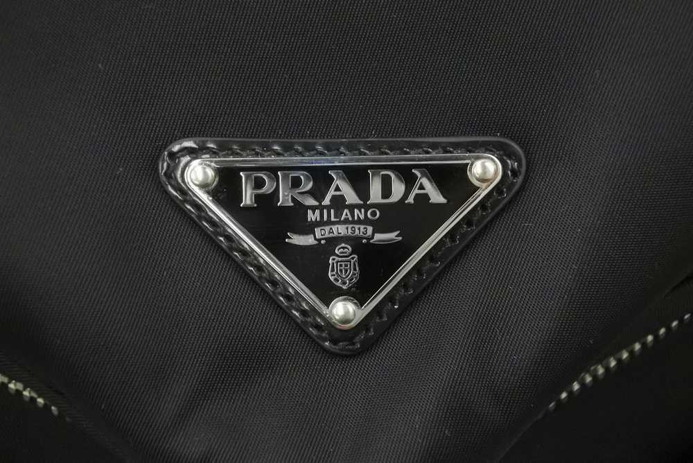 Prada Prada Handbag Hobo Chignon Black Silver - image 6