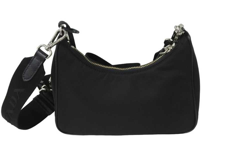 Prada Prada Shoulder Bag Pochette With Strap Silv… - image 3