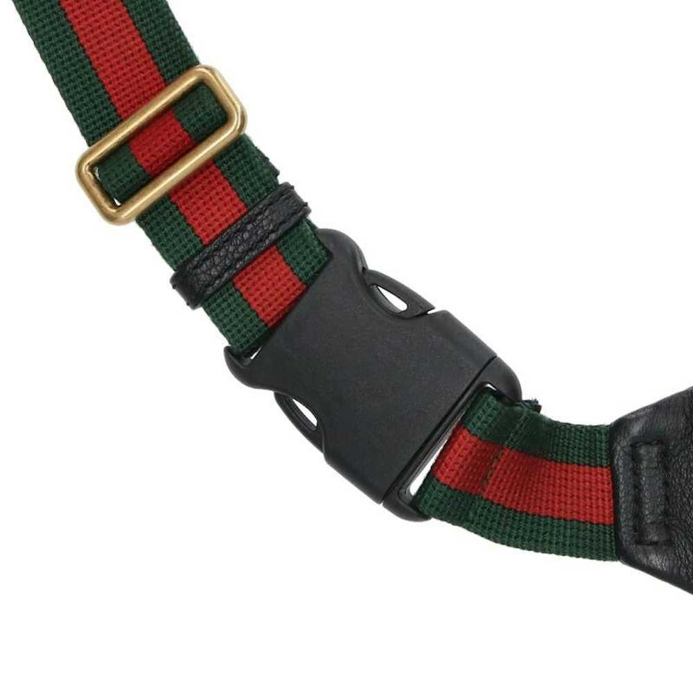 Gucci Gucci Vintage Logo Print Leather Belt Waist… - image 7