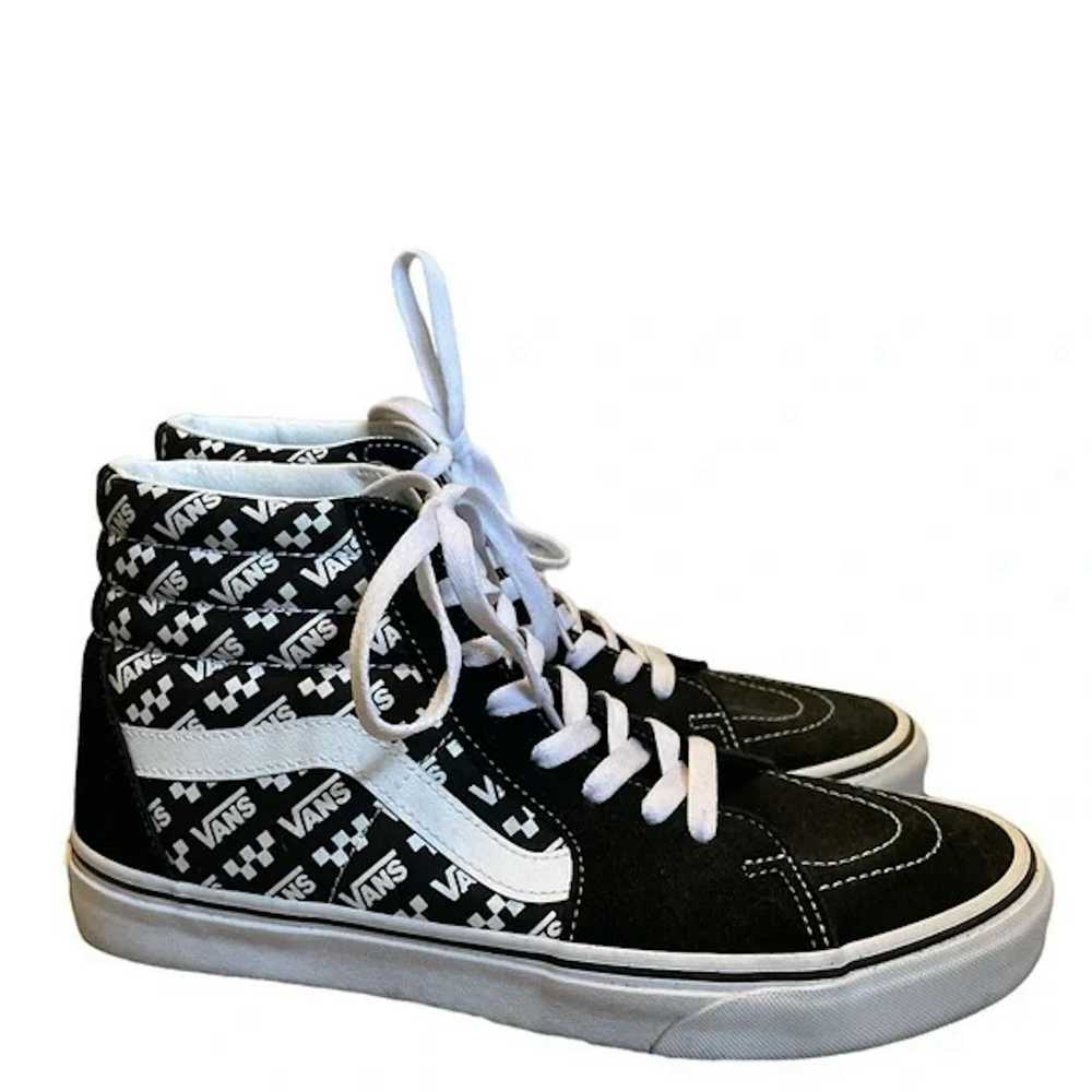 Vans Vans SK8-High mens ‘Logo Repeat’ black and w… - image 1