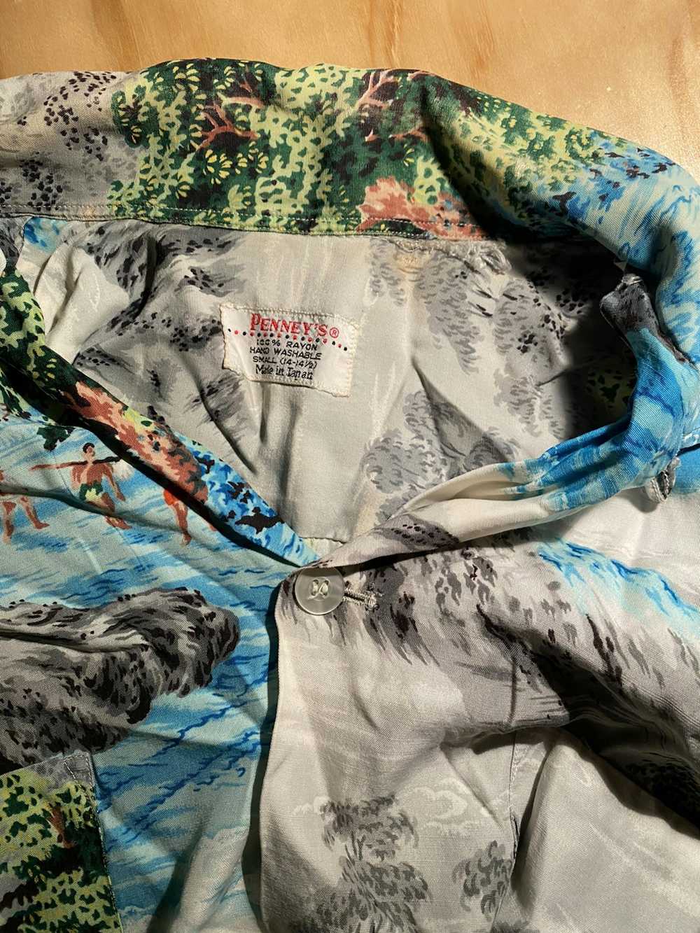 Hawaiian Shirt × Vintage Hellmart 1950’s Penney’s… - image 11