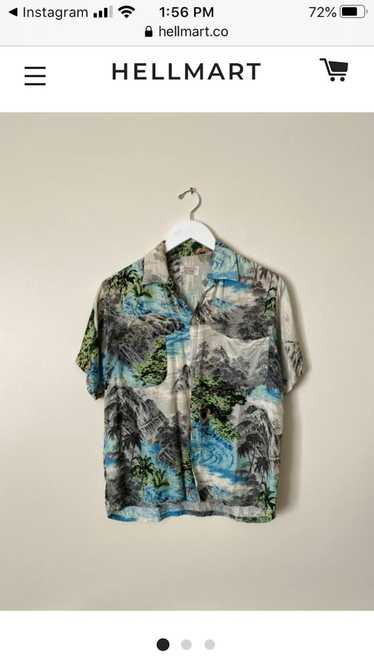 Hawaiian Shirt × Vintage Hellmart 1950’s Penney’s… - image 1