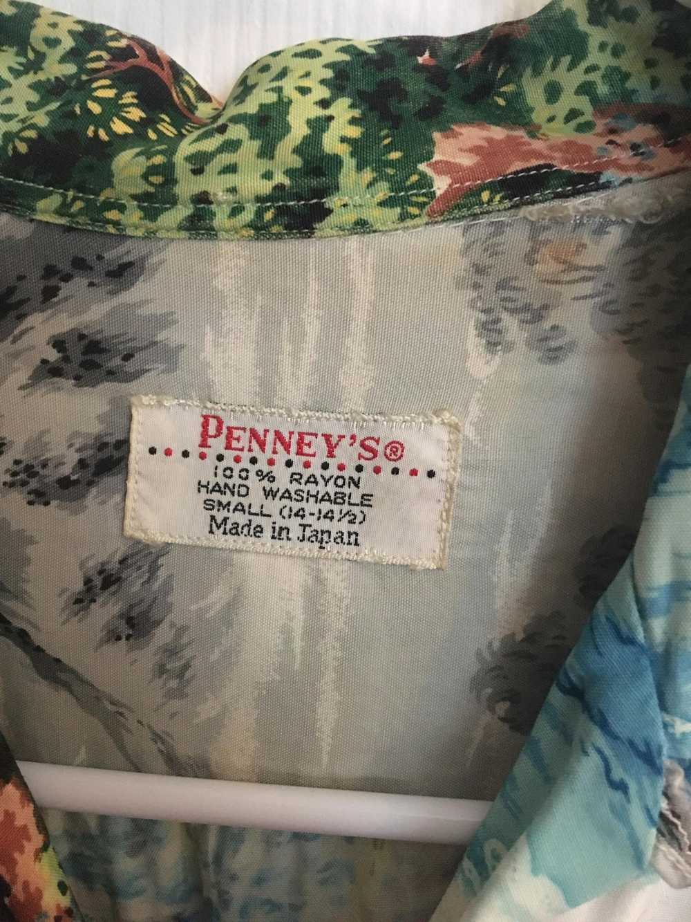 Hawaiian Shirt × Vintage Hellmart 1950’s Penney’s… - image 3
