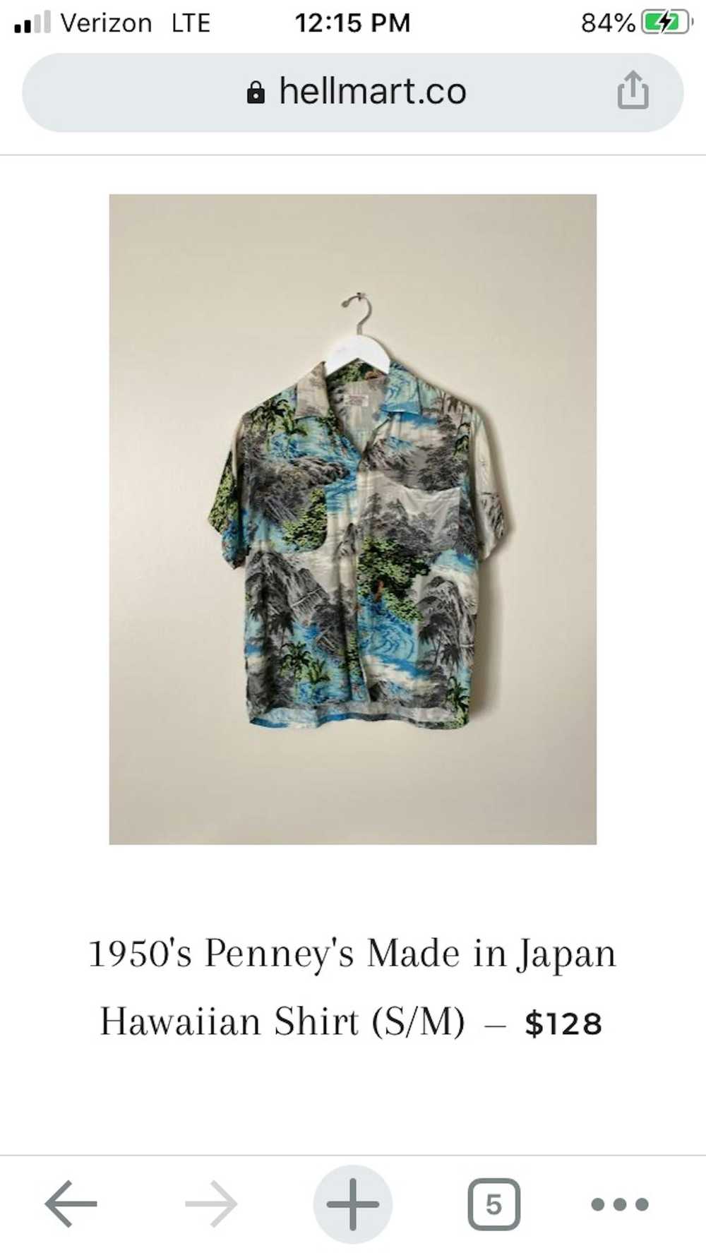 Hawaiian Shirt × Vintage Hellmart 1950’s Penney’s… - image 5