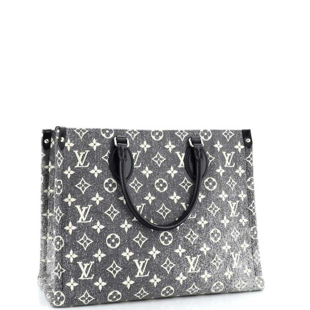 Louis Vuitton OnTheGo Tote Monogram Jacquard Deni… - image 2