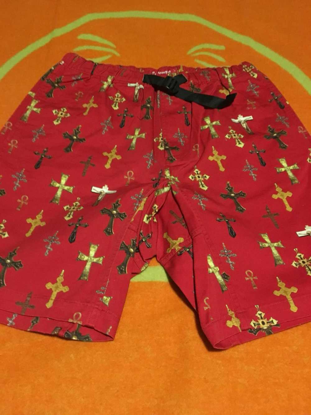 Supreme Supreme Red Cross Shorts Size 34 - image 1