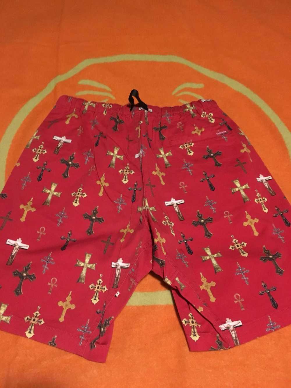 Supreme Supreme Red Cross Shorts Size 34 - image 4