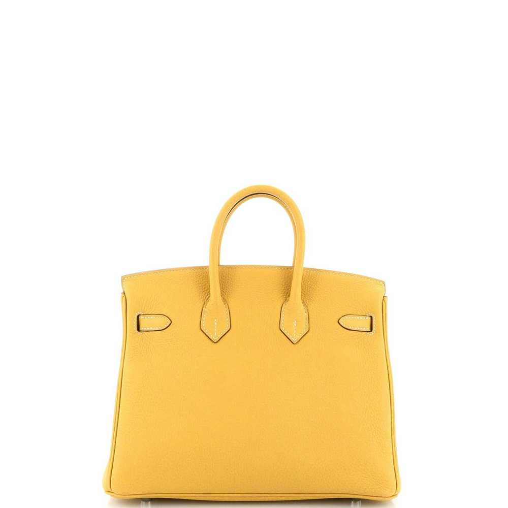 Hermes Birkin Handbag Yellow Togo with Palladium … - image 4