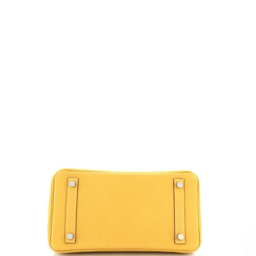 Hermes Birkin Handbag Yellow Togo with Palladium … - image 5