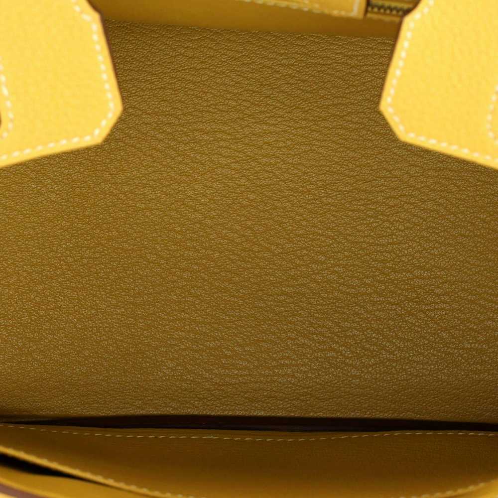 Hermes Birkin Handbag Yellow Togo with Palladium … - image 6