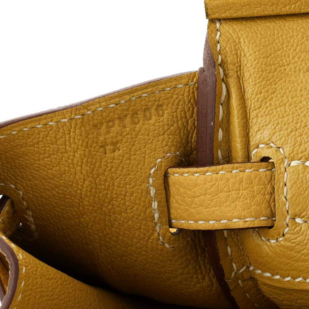 Hermes Birkin Handbag Yellow Togo with Palladium … - image 8