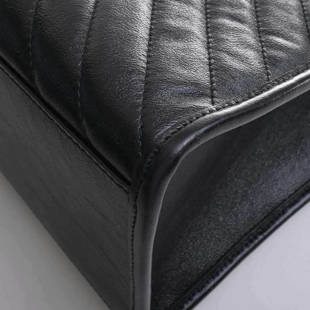 Gucci Gucci GG Marmont Leather Medium Tote Bag Bl… - image 3