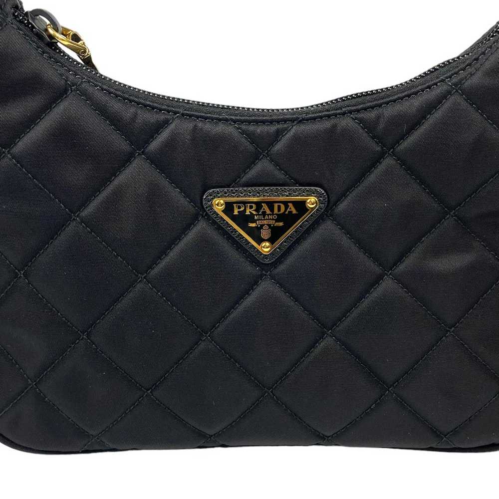 Prada Prada Handbag Shoulder Pochette Nylon Black - image 3