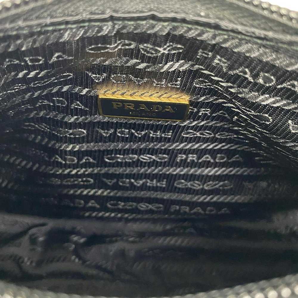 Prada Prada Handbag Shoulder Pochette Nylon Black - image 7