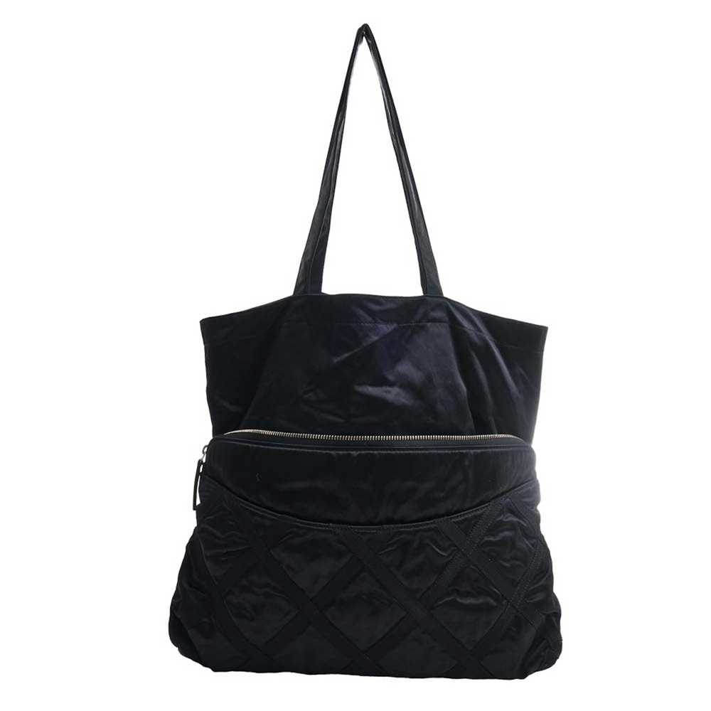 Chanel Chanel Nylon Gronglan Coco Mark Clutch Bag… - image 2