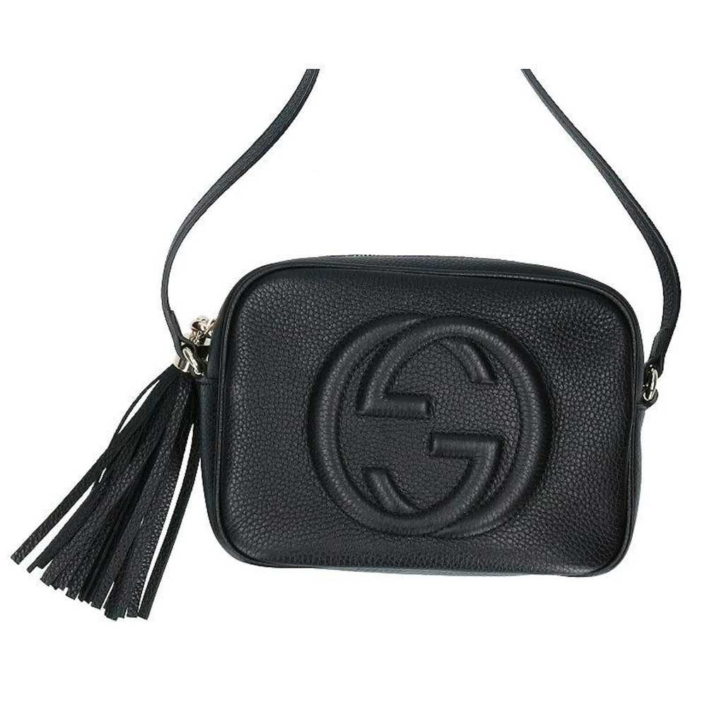 Gucci Gucci Soho Tassel Leather Shoulder Bag Blac… - image 1