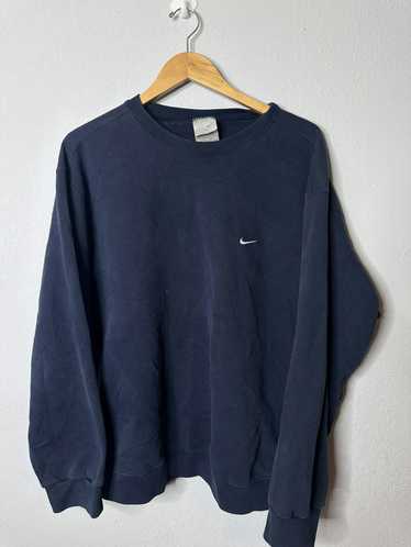 Nike × Vintage Vintage Y2K Nike small swoosh swea… - image 1