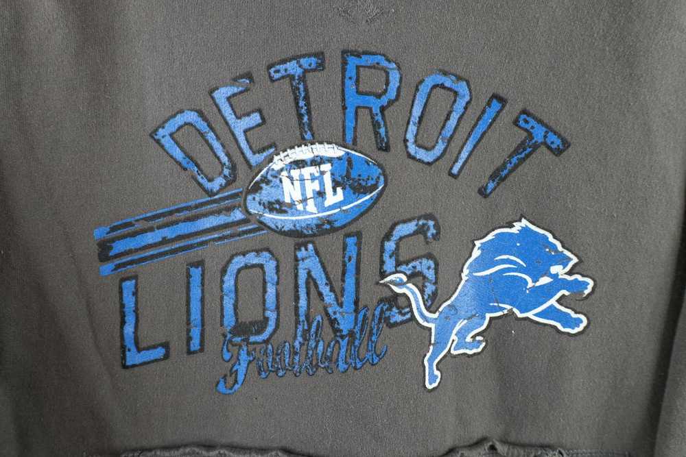 Vintage Vintage Detroit Lions Football Hoodie Swe… - image 4