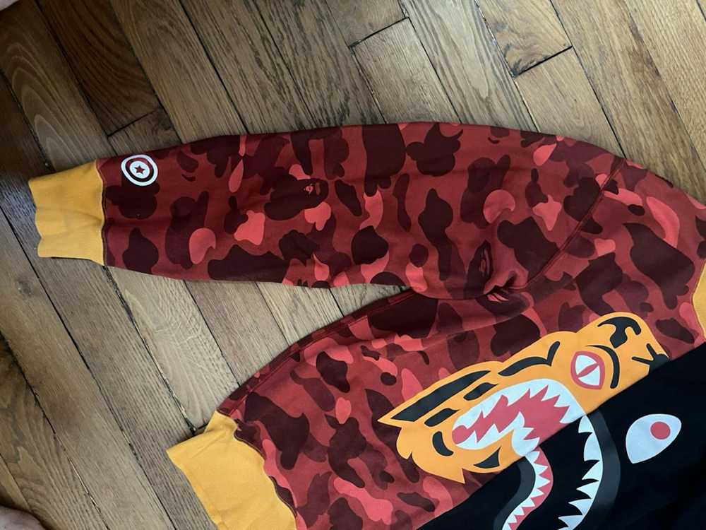 Bape Color Camo Tiger Shark Crewneck - image 3