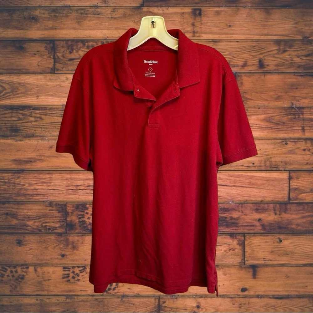 Brand Goodfellow & Co. Red Polo Shirt Large - image 1