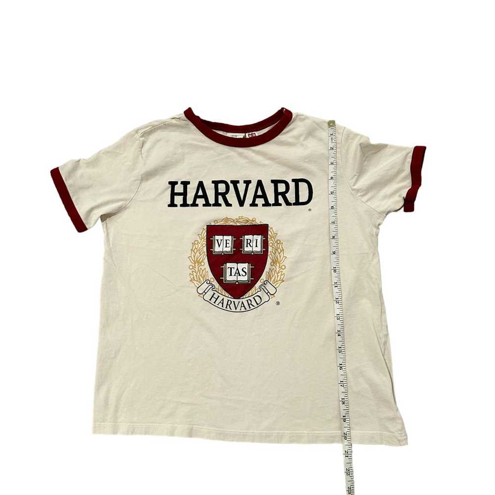 H&M H&M HARVARD UNIVERSITY VERITAS boxy Crimson C… - image 3