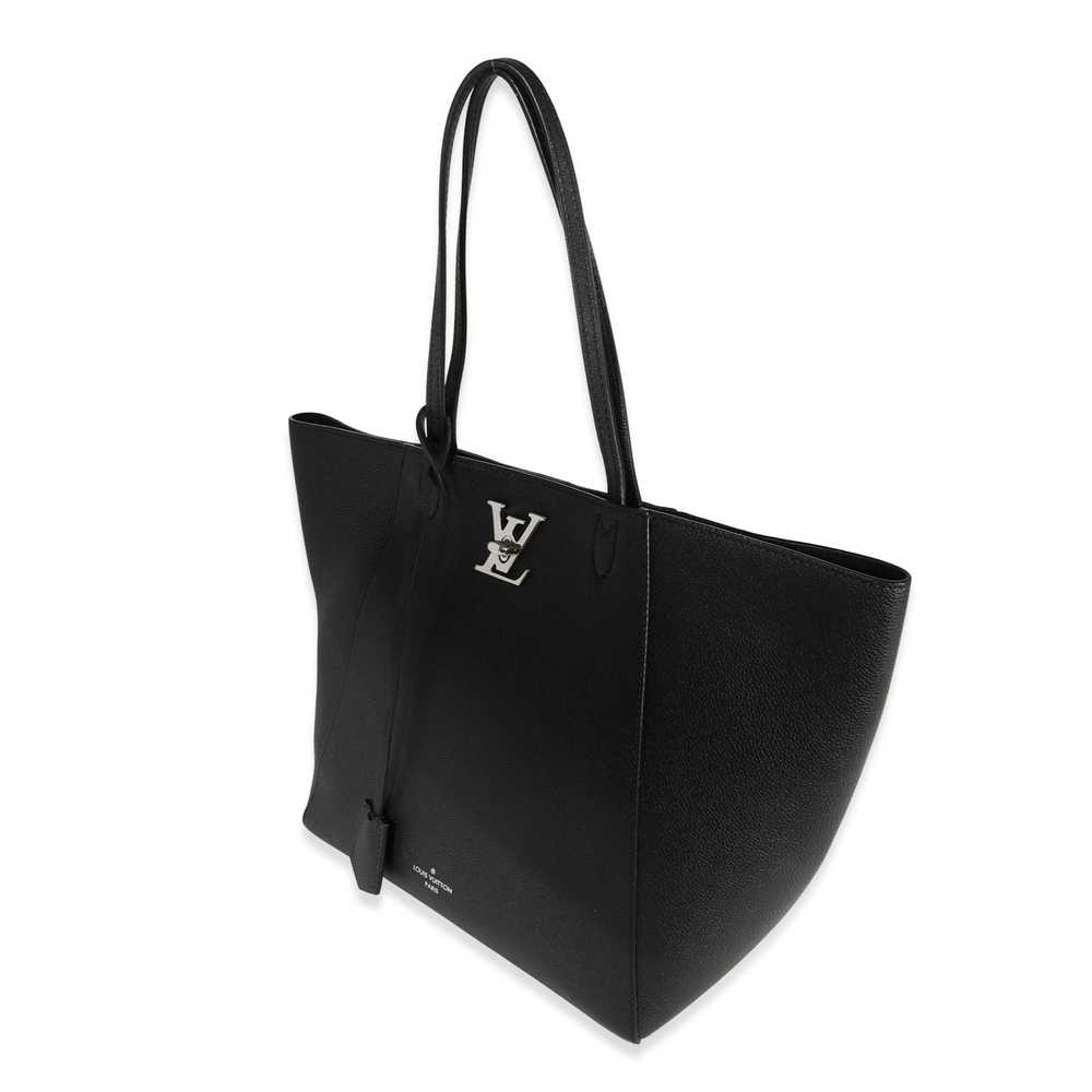 Louis Vuitton Louis Vuitton Black Grained Calfski… - image 2