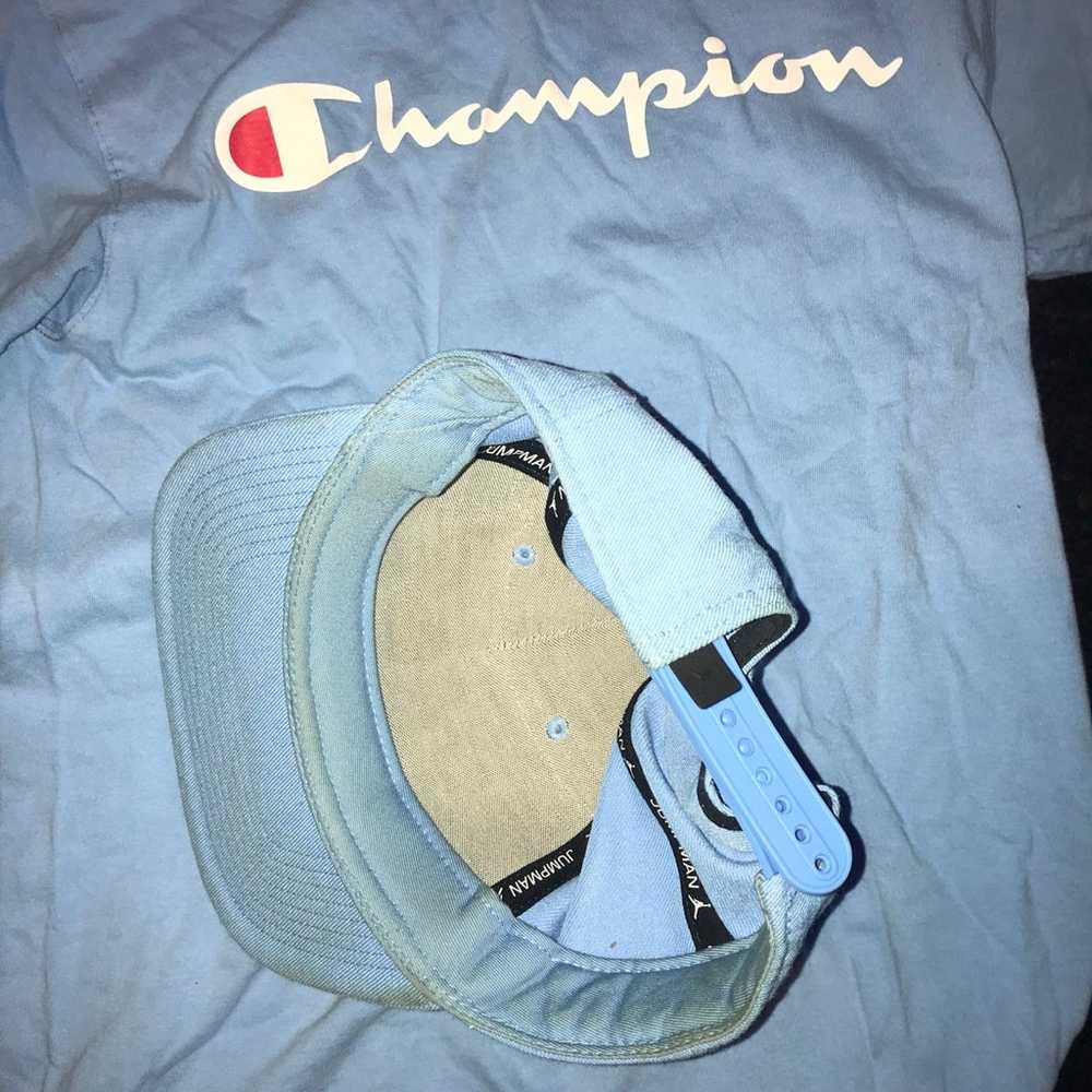 Champion shirt with Jordan hat - image 3