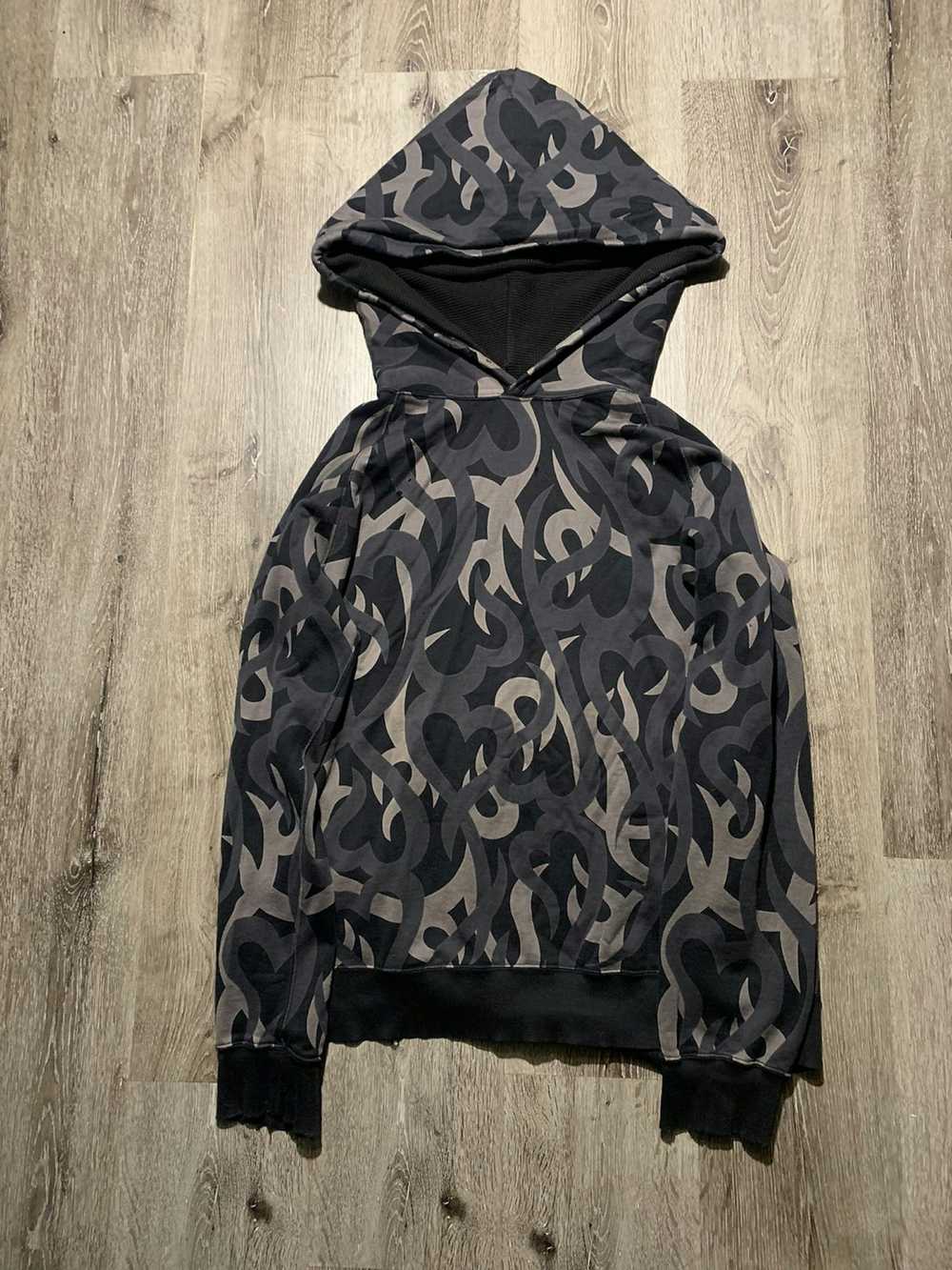 Number (N)ine Number Nine Tribal Heart Camo Hoodie