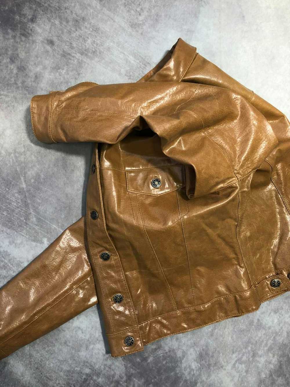 Avant Garde × Leather Jacket × Vintage VINTAGE 90… - image 11