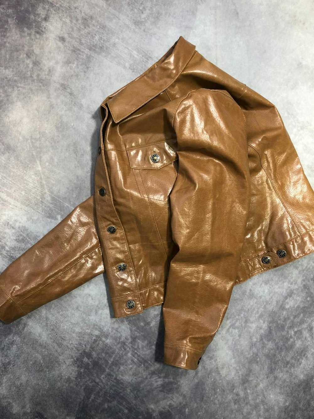 Avant Garde × Leather Jacket × Vintage VINTAGE 90… - image 12