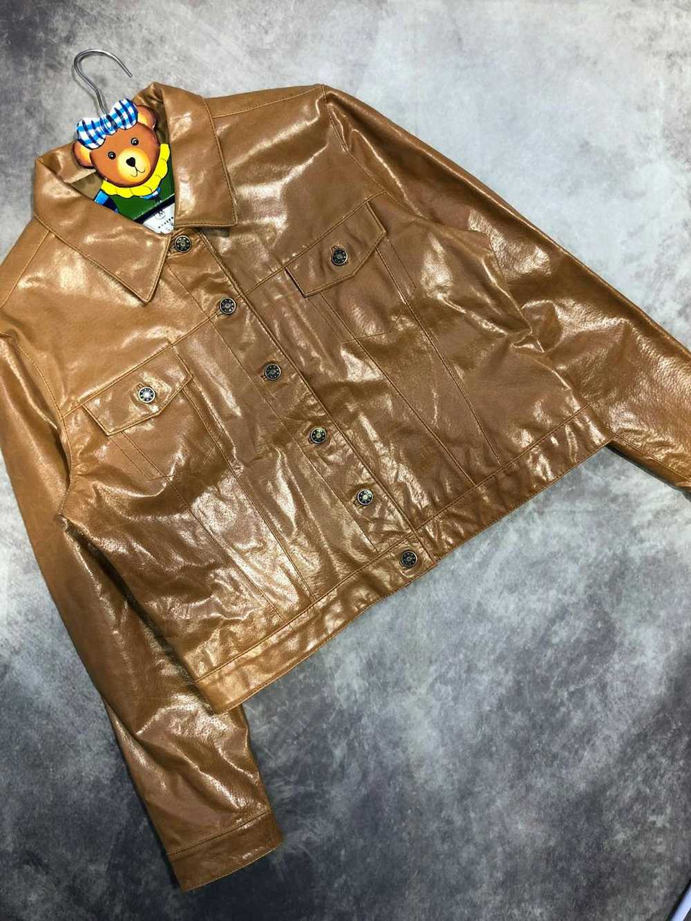 Avant Garde × Leather Jacket × Vintage VINTAGE 90… - image 1