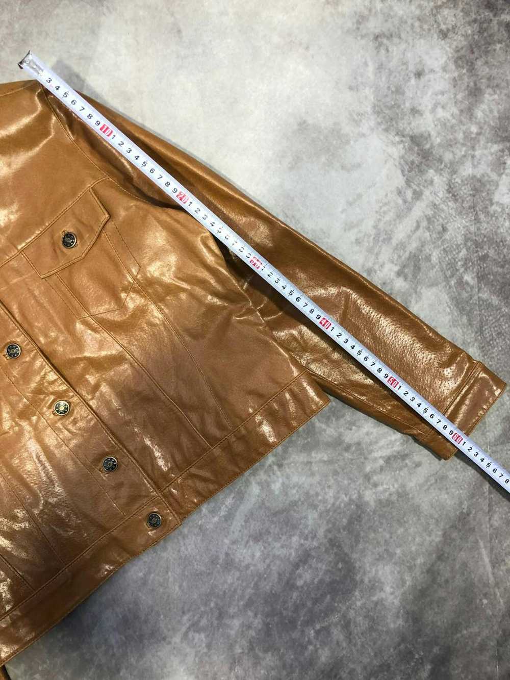 Avant Garde × Leather Jacket × Vintage VINTAGE 90… - image 2