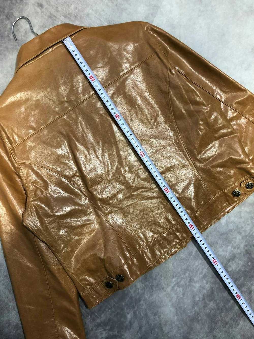 Avant Garde × Leather Jacket × Vintage VINTAGE 90… - image 9