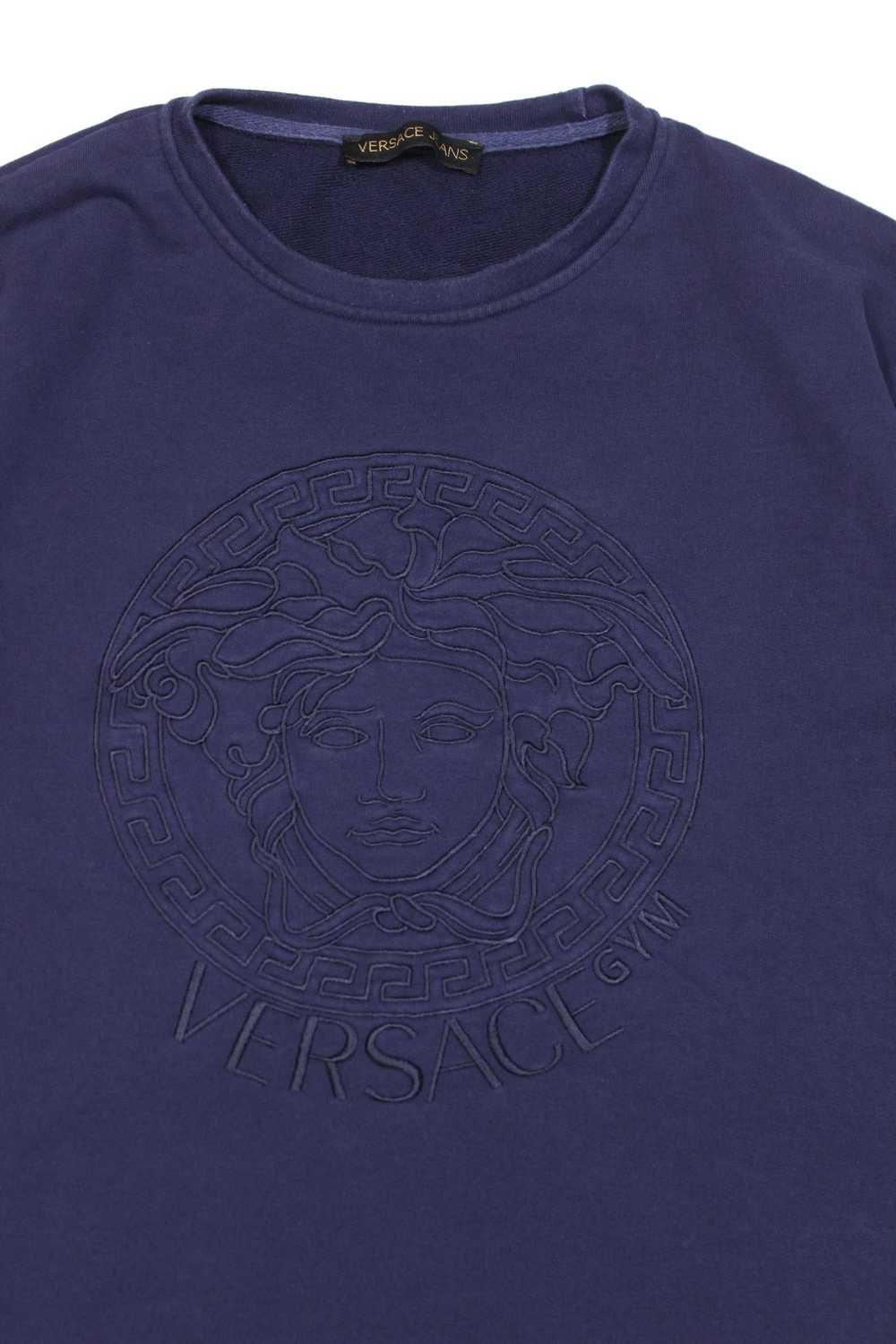 Versace GYM Medusa Big Logo Embroidered Sweatshirt - image 3