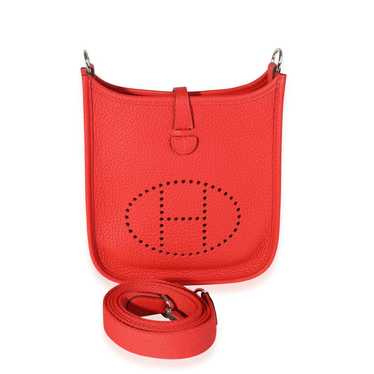 Hermes Hermès Rouge Tomate Togo Evelyne TPM PHW