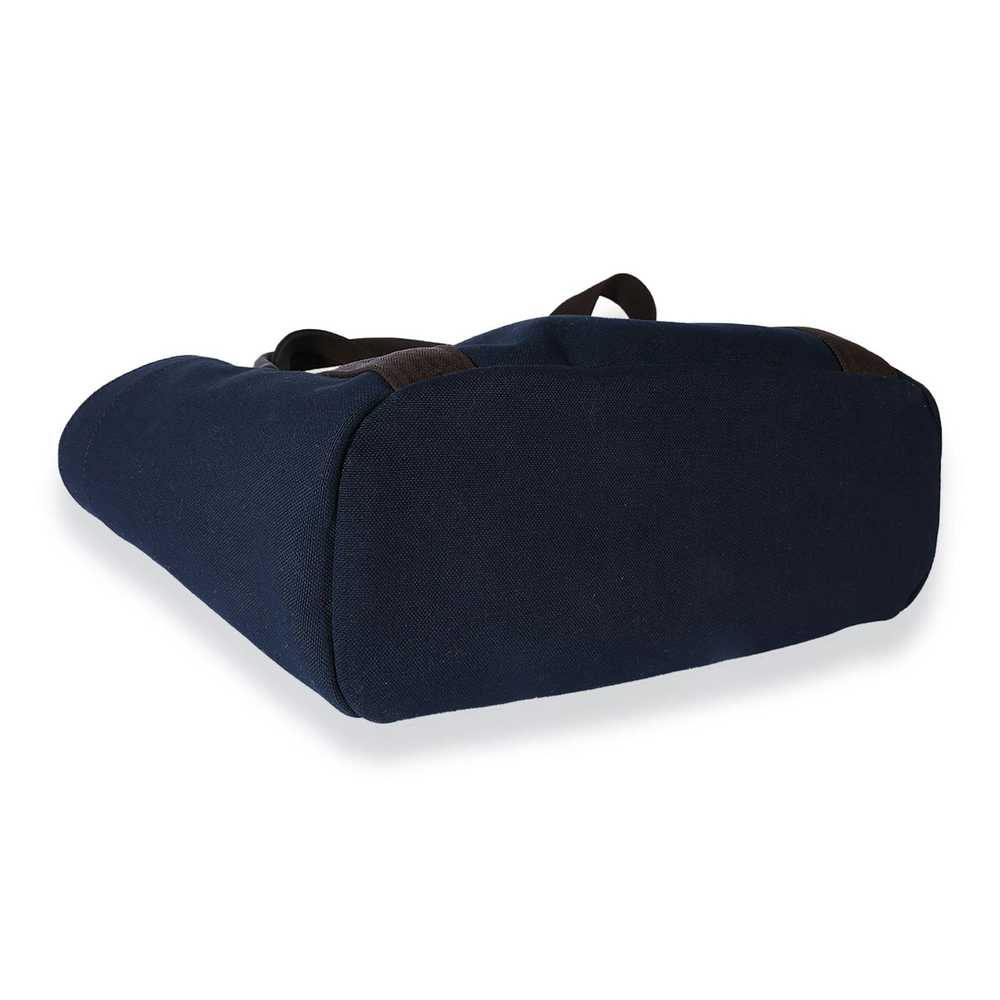 Hermes Hermès Navy Canvas The Grooming Bag - image 6