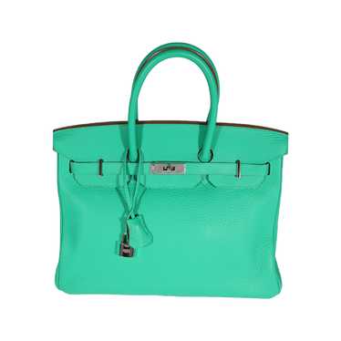 Hermes Hermès Menthe Clémence Birkin 35 PHW - image 1