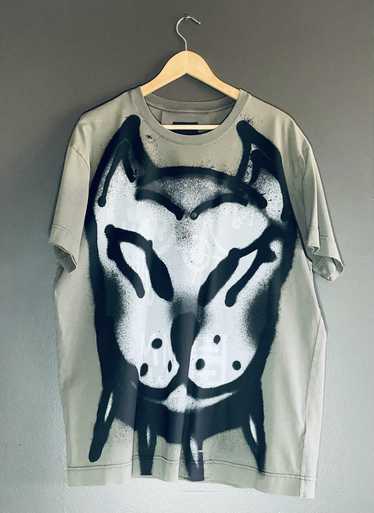 Givenchy Chito Spray-Paint Effect Dog T-shirt