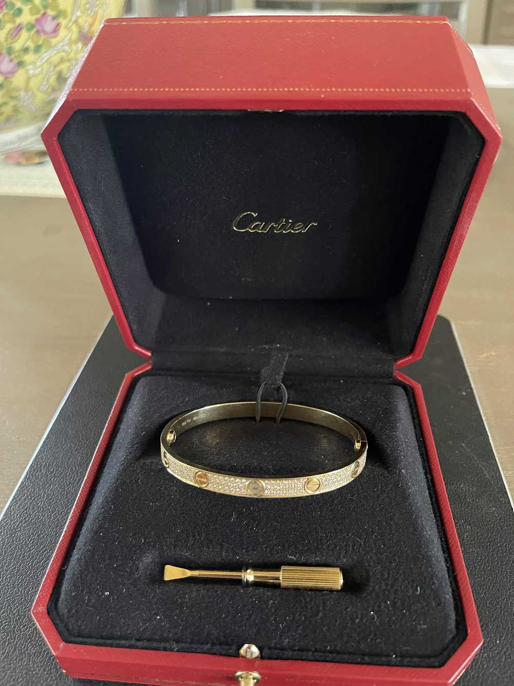 Cartier Cartier Love Bracelet Diamond Paved 18cm - image 1