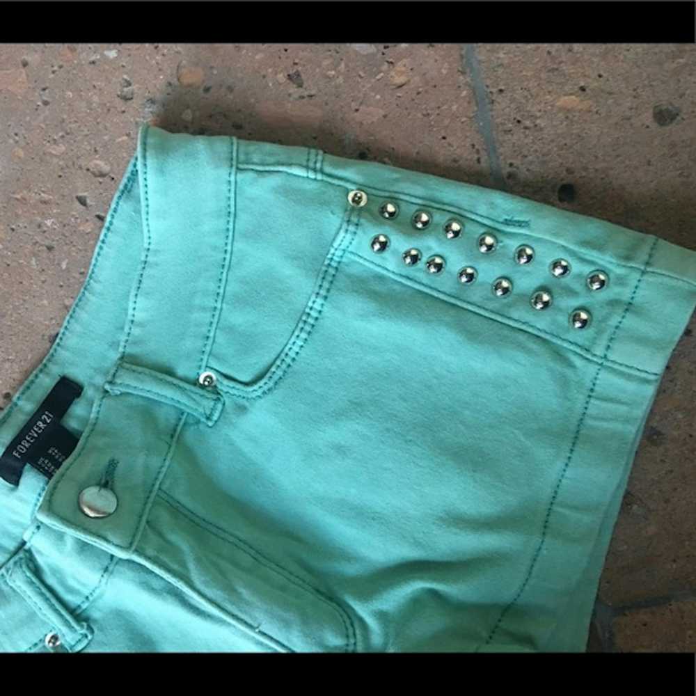 Forever 21 Mint Green Shorts in Size XS - image 2