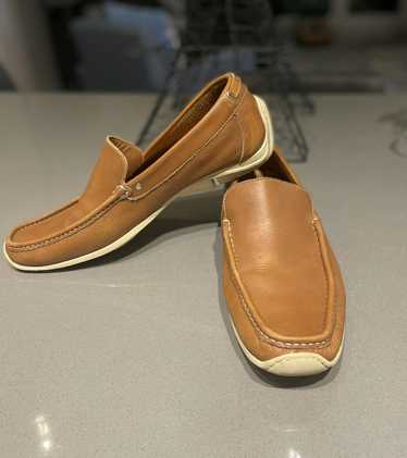 Coach Coach Men's Loafers Tan Leather Driving