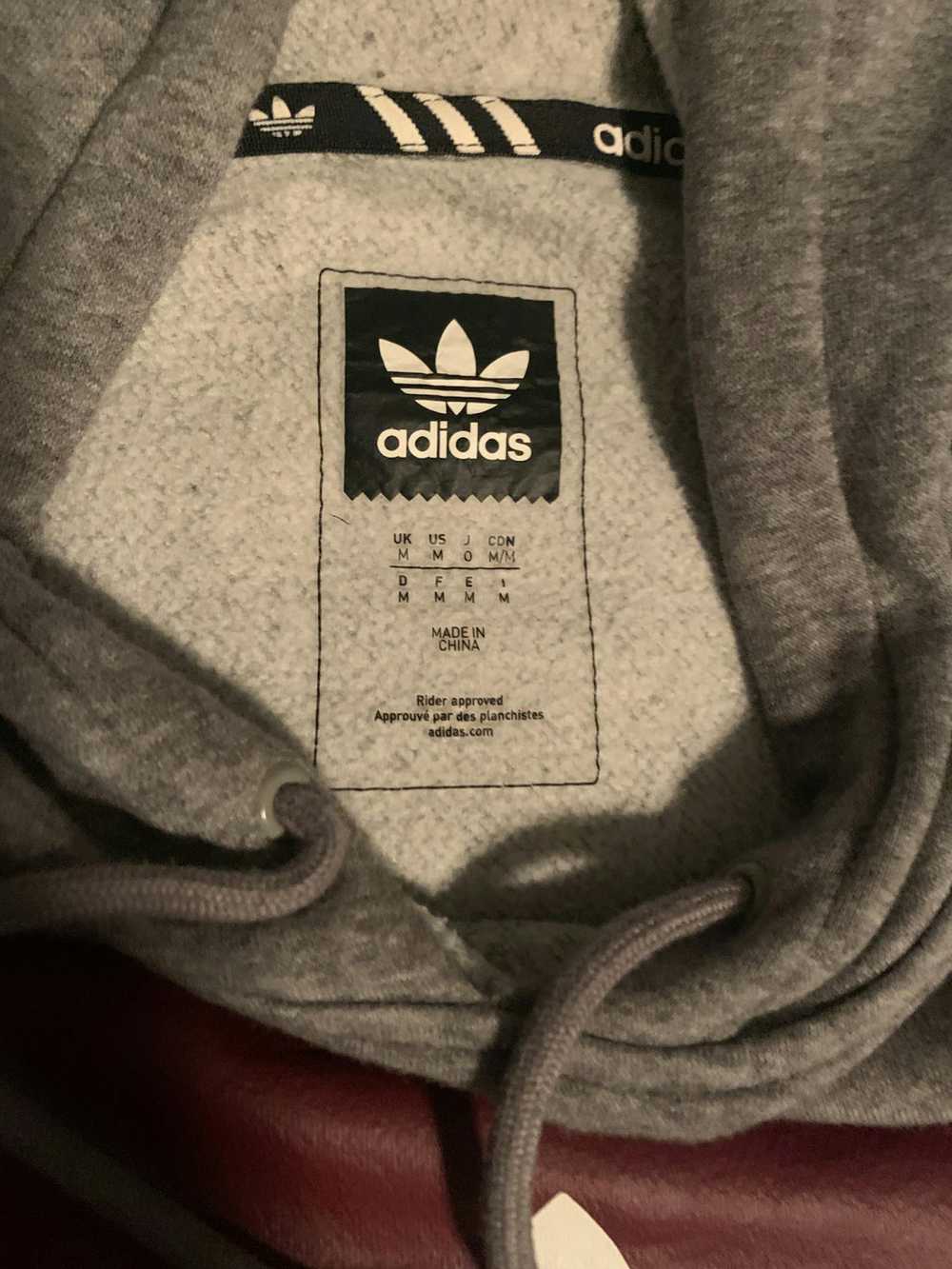 Adidas Gray Adidas Original hoodie - image 3