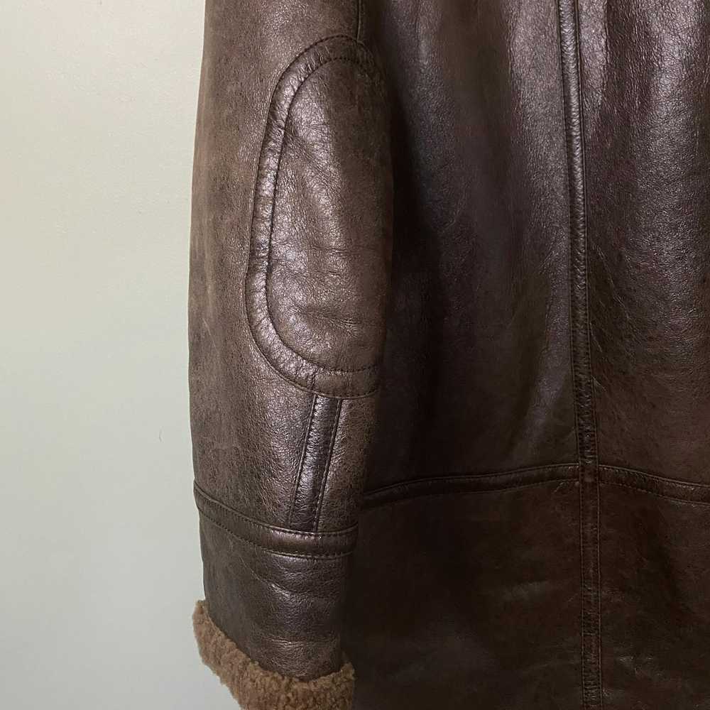 Burberry Leather Shearling Hooded Coat/Parka - image 5
