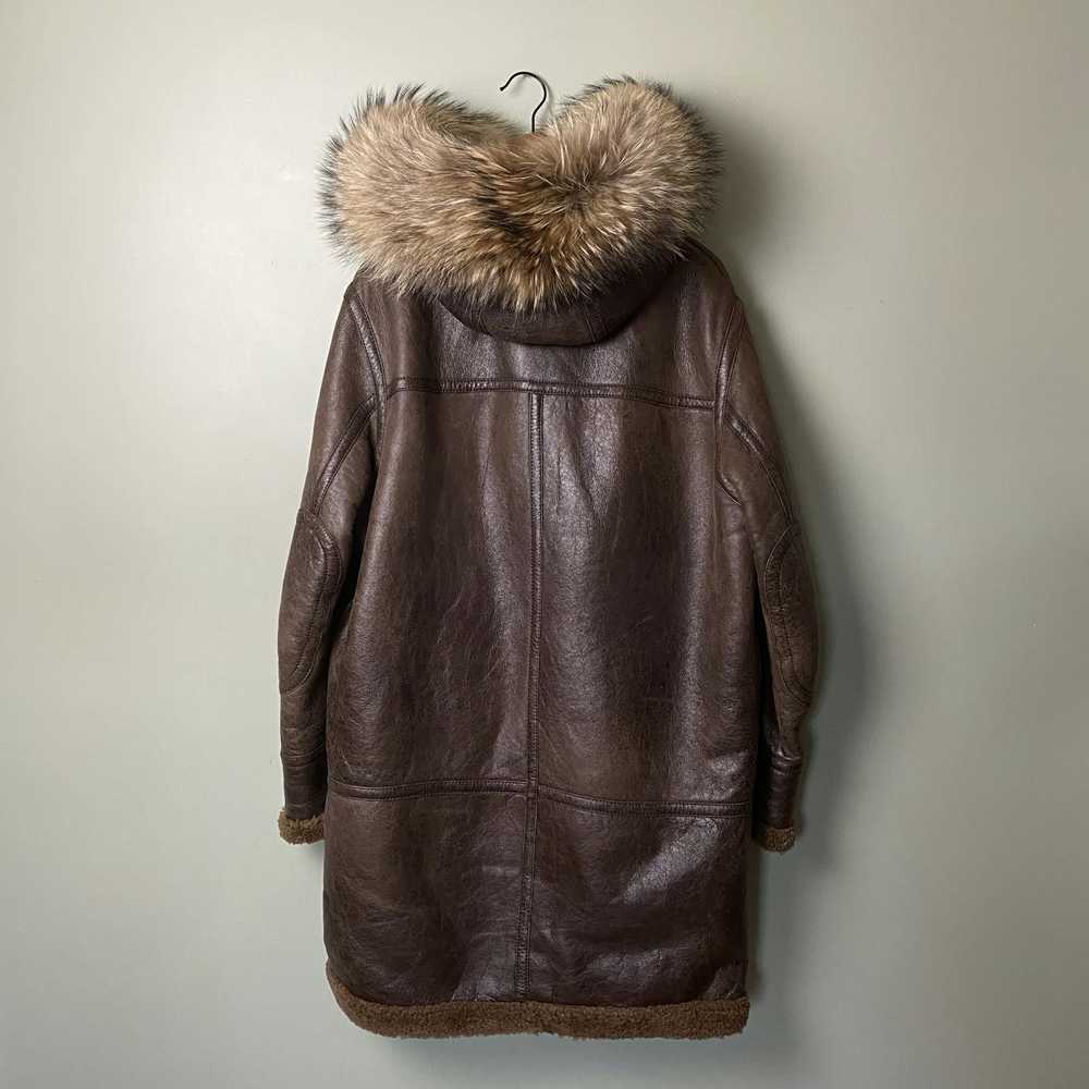 Burberry Leather Shearling Hooded Coat/Parka - image 7