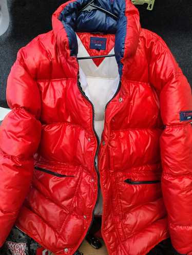 Tommy Jeans Vintage Tommy Jeans Red Puffer Down He