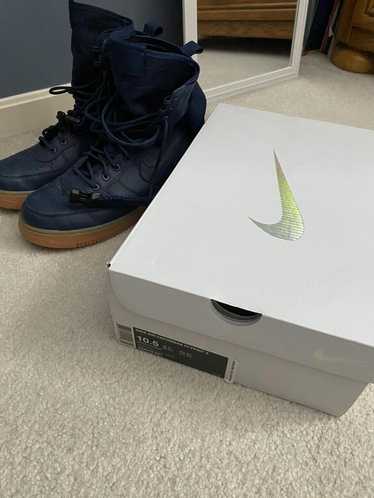 Nike Air Force One Special Field Sz 10.5 Navy Blue